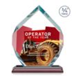 Royal Diamond VividPrint™ Award - Rosewood | https://www.bestnamebadges.com