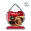 Royal Diamond VividPrint™ Award - Red | https://www.bestnamebadges.com