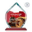 Royal Diamond VividPrint™ Award - Red | https://www.bestnamebadges.com