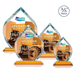 Royal Diamond VividPrint™ Award - Amber | https://www.bestnamebadges.com