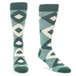 Stock ready Argyle premium dress Socks w/ Custom embroidered | https://www.bestnamebadges.com