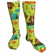 Mid calf sublimated full color crew socks, 200 needle | https://www.bestnamebadges.com