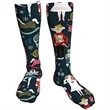 Mid calf sublimated full color crew socks, 200 needle | https://www.bestnamebadges.com