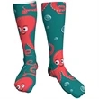 Mid calf sublimated full color crew socks, 200 needle | https://www.bestnamebadges.com