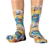 Below the calf sublimated full color crew socks, 200 needle | https://www.bestnamebadges.com