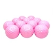 Light Pink Golf Balls | https://www.bestnamebadges.com