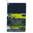 12"W x 18"H Full-Color Golf Towel with Clip - "THE IRON" | https://www.bestnamebadges.com