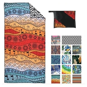 Beach Towel Beach Blanket Quick Dry Super Lightweight Towels | https://www.bestnamebadges.com