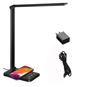 LED Desk Lamp with Wireless USB Charger