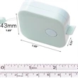 Tape Measure | https://www.bestnamebadges.com