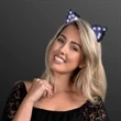 White Lights Black Lace Cat Ears Hair Accessories | https://www.bestnamebadges.com