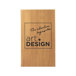 5 1/4" x 8 1/4" Bamboo Leatherette Sketch Book
