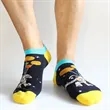 Cushioned low cut knitted athletic socks, 144 needles | https://www.bestnamebadges.com