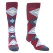 Stock ready Argyle premium dress Socks w/ Custom embroidered | https://www.bestnamebadges.com