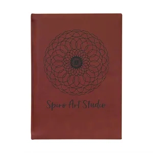 7" x 9 3/4" Rose Leatherette Sketch Book