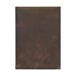 7" x 9 3/4" Rustic/Gold Leatherette Sketch Book | https://www.bestnamebadges.com