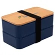 Wheat Straw Bento Box | https://www.bestnamebadges.com