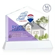 Micasa VividPrint™ Award on Newhaven - White | https://www.bestnamebadges.com