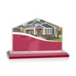 Domicile VividPrint™ Award - Red | https://www.bestnamebadges.com