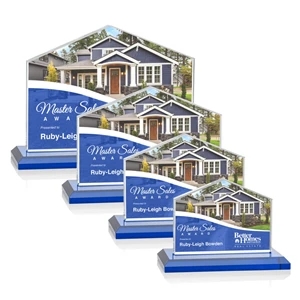 Domicile VividPrint™ Award - Blue | https://www.bestnamebadges.com