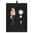 Premium Waiter's Corkscrew and Wine Stopper Gift Set | https://www.bestnamebadges.com