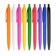 Lincoln Solid Colored Barrels Click Pen | https://www.bestnamebadges.com