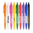 Lincoln Solid Colored Barrels Click Pen | https://www.bestnamebadges.com