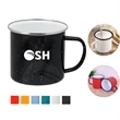 12Oz Enamelware Coffee Mug | https://www.bestnamebadges.com