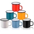 12Oz Enamelware Coffee Mug | https://www.bestnamebadges.com