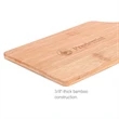 The Genoa 14-Inch Bamboo Cutting Board with Handle | https://www.bestnamebadges.com