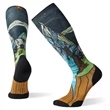 Mid calf crew 360 digital print socks w/ Full color logo | https://www.bestnamebadges.com