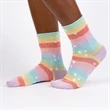 Ankle cut 360 digital printed unisex socks w/Full color logo | https://www.bestnamebadges.com