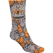 Ankle cut sublimated full color Socks, 200 needle | https://www.bestnamebadges.com
