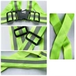 High Visibility Reflective Safety Adjustable Vest Belt | https://www.bestnamebadges.com