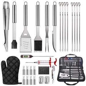 Barbecue Kit Set 30Pcs | https://www.bestnamebadges.com