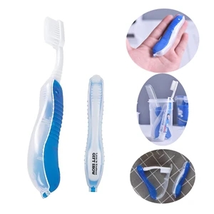 Foldable Travel Toothbrush | https://www.bestnamebadges.com