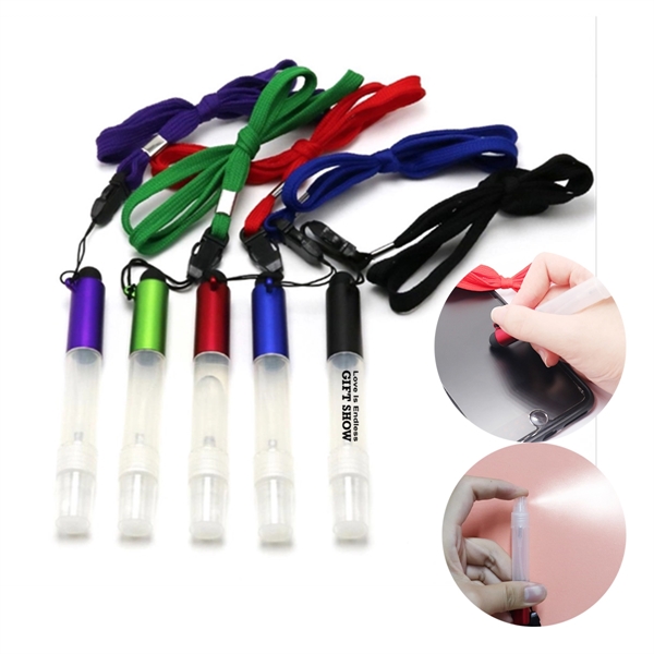 Hand Sanitizer Spray With Lanyard