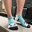 Low cut knit running socks w/ bottom cushion for comfortwear | https://www.bestnamebadges.com