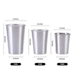 Stainless Steel Drink Cup | https://www.bestnamebadges.com