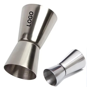 Double Side Stainless Steel Jigger Cup | https://www.bestnamebadges.com