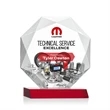 Kitchener VividPrint™ Award - Red | https://www.bestnamebadges.com