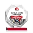 Kitchener VividPrint™ Award - Red | https://www.bestnamebadges.com