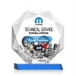 Kitchener VividPrint™ Award - Sky Blue | https://www.bestnamebadges.com