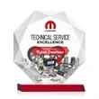 Kitchener VividPrint™ Award - Red | https://www.bestnamebadges.com