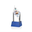 Vertex VividPrint™ Award on Base - Blue | https://www.bestnamebadges.com