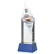 Vertex VividPrint™ Award on Base - Blue | https://www.bestnamebadges.com