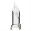 Vertex Award on Base - Clear | https://www.bestnamebadges.com