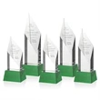 Vertex Award on Base - Green | https://www.bestnamebadges.com