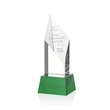 Vertex Award on Base - Green | https://www.bestnamebadges.com