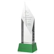 Vertex Award on Base - Green | https://www.bestnamebadges.com